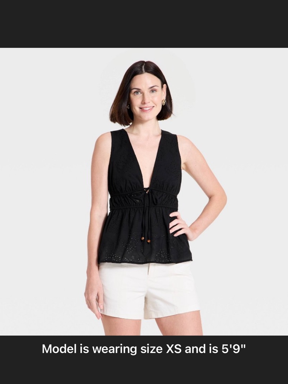 Tie-Front Tank Top